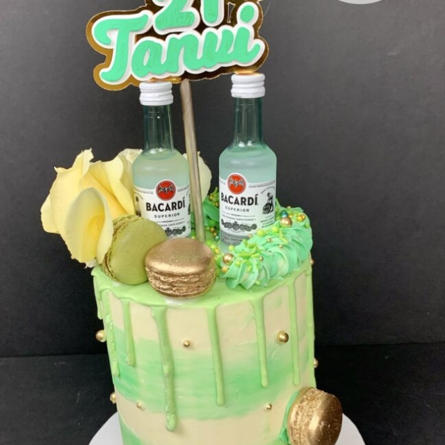 cake birthday bacardigreen adult