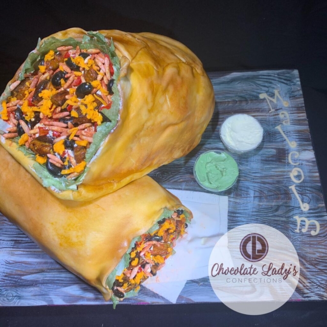 cake birthday burrito