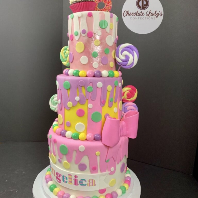 cake birthday candyland