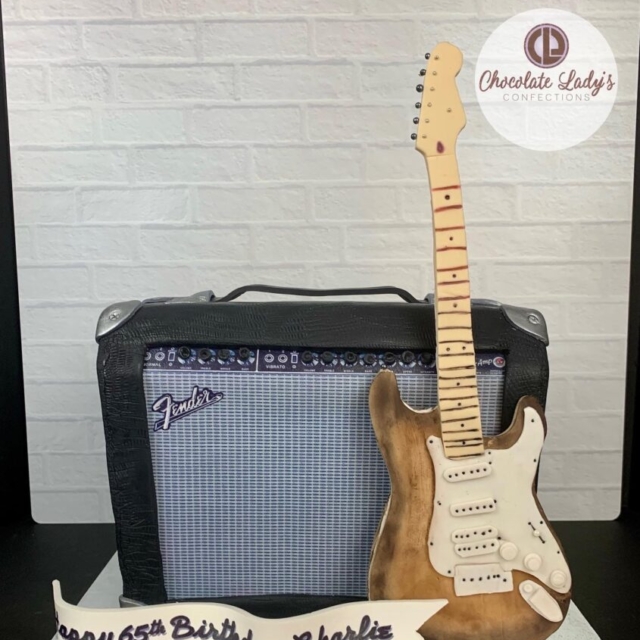 cake birthday guitaramp