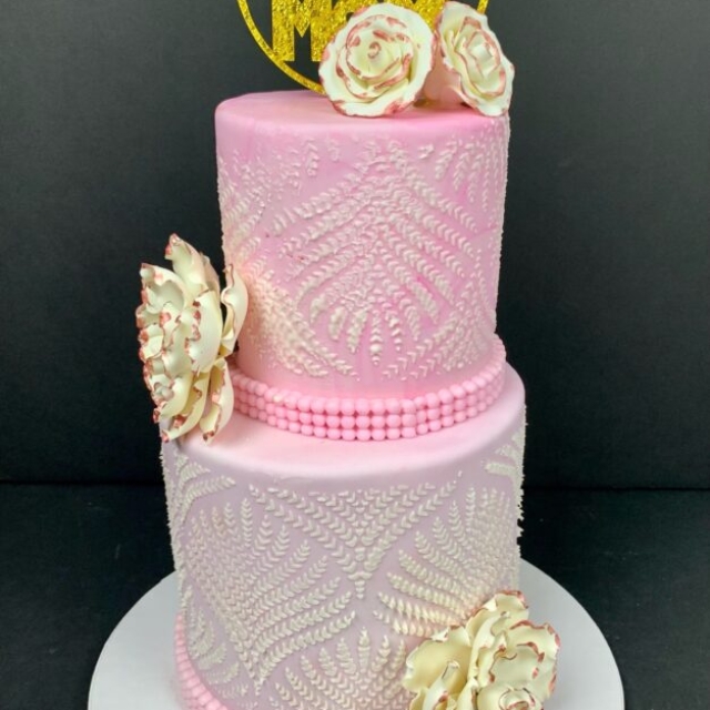 cake birthday momfloralpattern