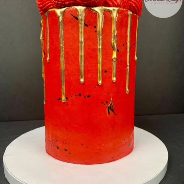 cake other redgoldsplatter